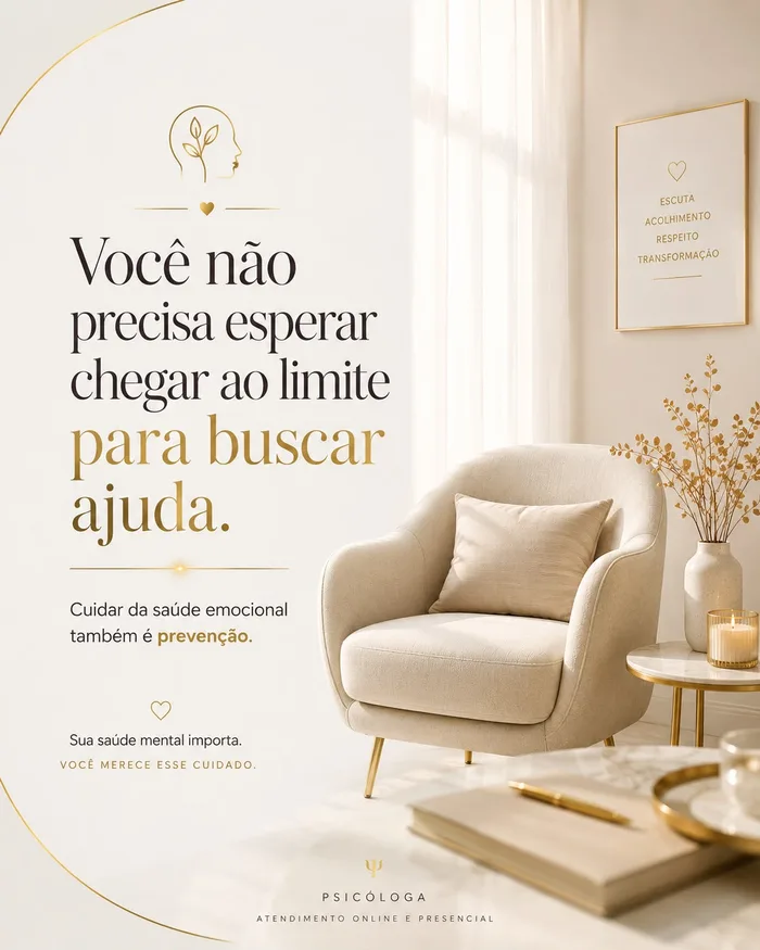 Arte final criada para psicóloga